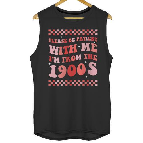 Please Be Patient With Me I'm From The 1900s Cute Boho Mom Unisex Tank Top - Figerry