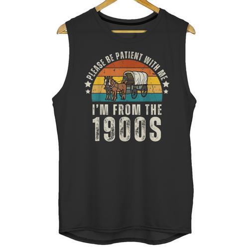 Please Be Patient With Me I'm From The 1900s Father's Day Unisex Tank Top - Figerry