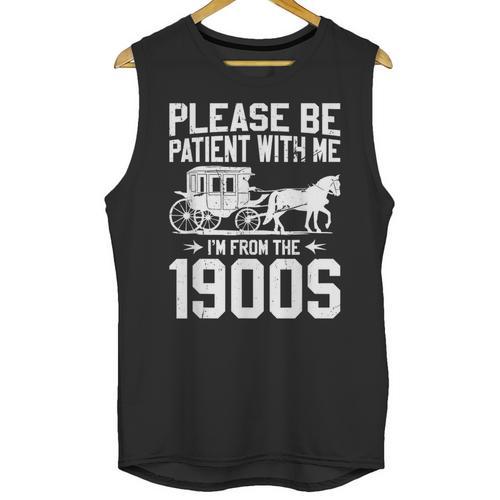 Please Be Patient I'm From The 1900s Over The Hill 90s Unisex Tank Top - Figerry