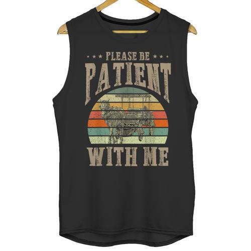 Please Be Patient With Me I'm From The 1900s Horse Unisex Tank Top - Figerry