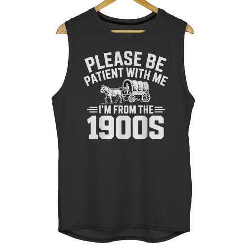 Please Be Patient With My I'm From The 1900s Retirement Unisex Tank Top - Figerry