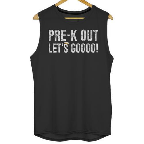Pre-K Out Preschool Graduation 2025 Teacher Last Day Unisex Tank Top - Best Gift Smart
