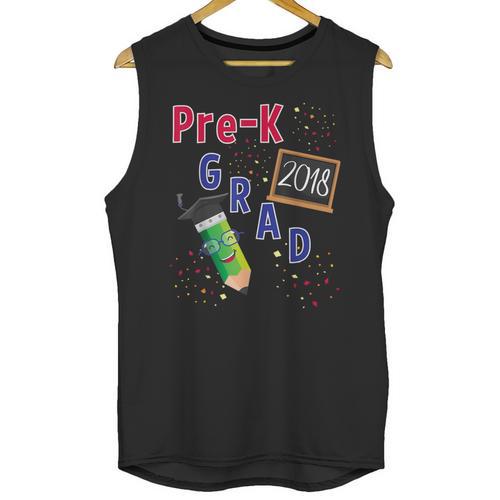 Pre Kindergarten Graduation 2018 Fun Graduate Shirt For Kids Unisex Tank Top - Best Gift Smart
