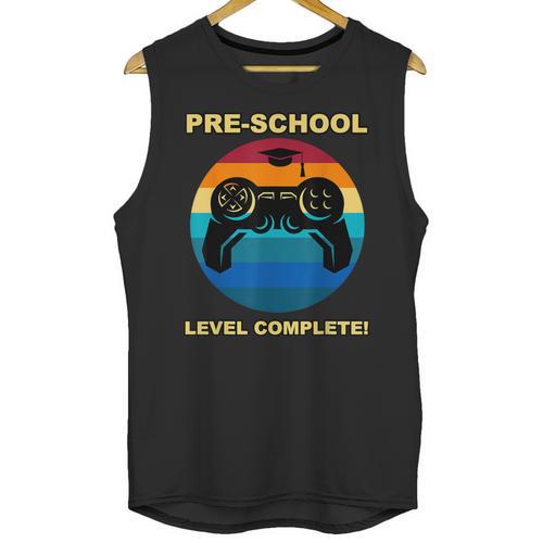 Pre-School Level Complete Graduation Video Gamer Preschool T Unisex Tank Top - Best Gift Smart