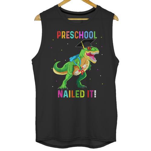 Preschool Graduation Class Of 2022 Graduate Dinosaur Kids Unisex Tank Top - Best Gift Smart