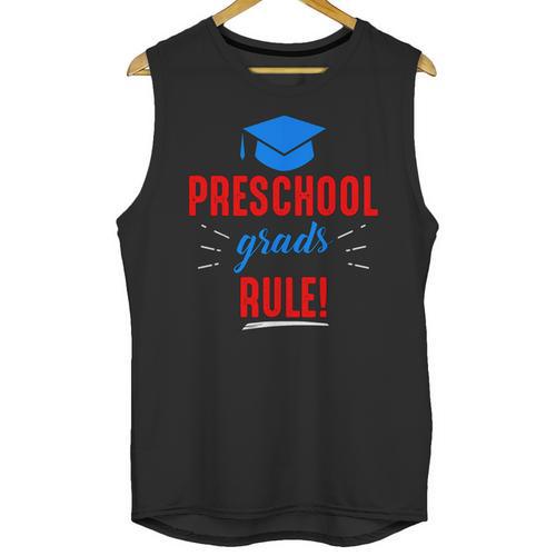 Preschooler Graduation Grad Cap Preschool Grads Rule Unisex Tank Top - Best Gift Smart