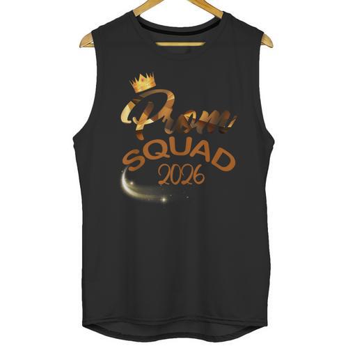 Prom Squad 2026 Cute Senior Class Of 2026 Graduation Party Unisex Tank Top - Best Gift Smart