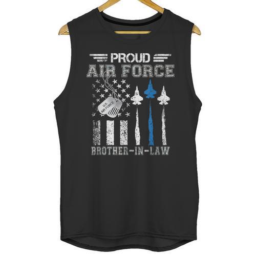 Proud Air Force Brother-In-Law US Air Force Graduation Unisex Tank Top - Best Gift Smart