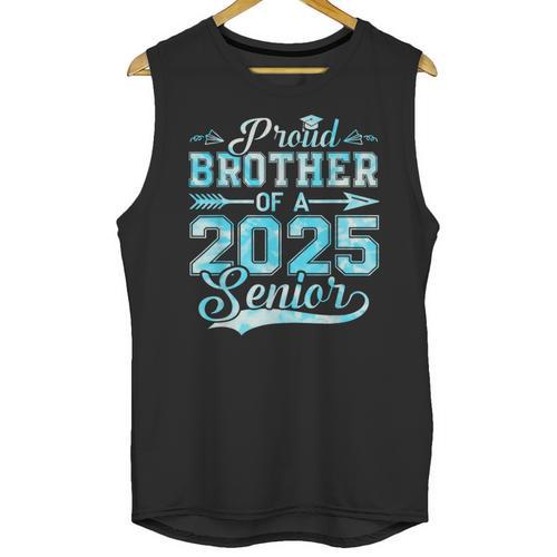 Proud Brother Of a 2025 Senior Graduate Graduation Unisex Tank Top - Best Gift Smart
