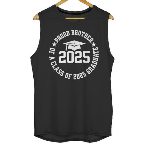 Proud Brother Of a Class Of 2025 Graduate Graduation 2025 Unisex Tank Top - Best Gift Smart