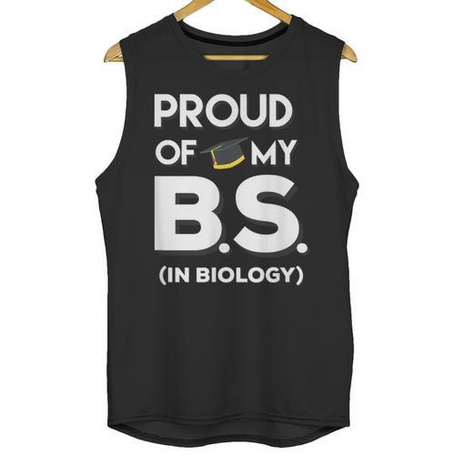 Proud Of My BS In Biology Graduation T-Shirt Unisex Tank Top - Best Gift Smart