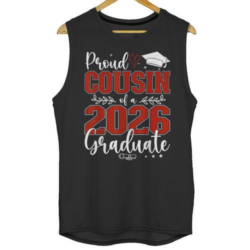 Proud Cousin Of a Class Of 2026 Graduate Senior Graduation Unisex Tank Top - Best Gift Smart