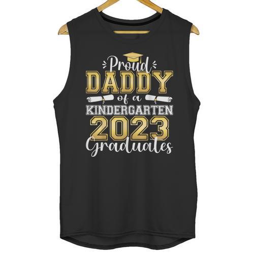 Proud Daddy Of Kindergarten Graduate 2023 Graduation Daddy Unisex Tank Top - Best Gift Smart