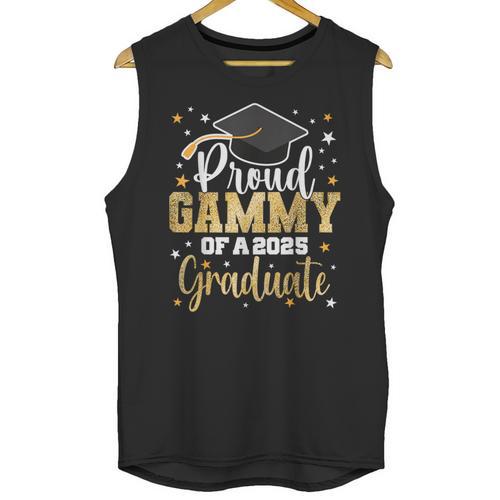 Proud Gammy Of A Class Of 2025 Graduate Senior Graduation Unisex Tank Top - Best Gift Smart
