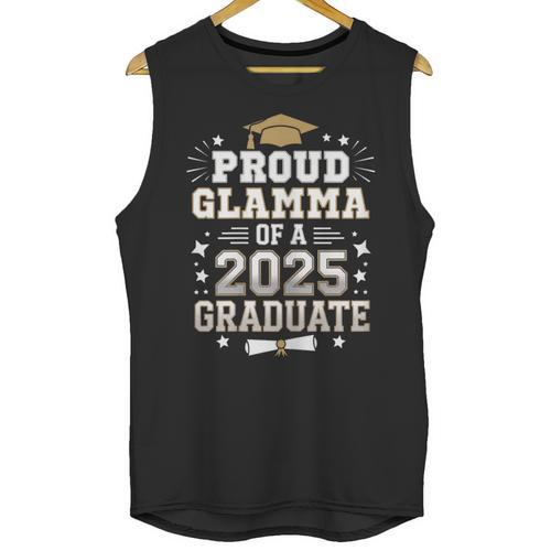 Proud Glamma Of A Class Of 2025 Graduate Senior Graduation Unisex Tank Top - Best Gift Smart