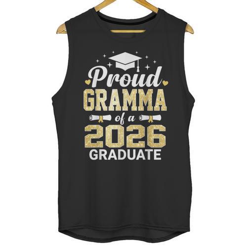 Proud Gramma Of A 2026 Graduate Class Of Graduation Unisex Tank Top - Best Gift Smart