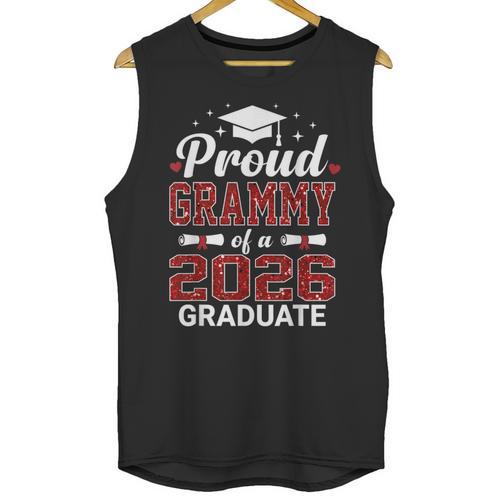 Proud Grammy Of A 2026 Graduate Class Of Graduation Unisex Tank Top - Best Gift Smart