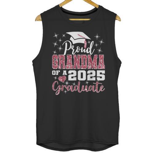 Proud Grandma Of 2025 College Graduate Family Graduation Unisex Tank Top - Best Gift Smart