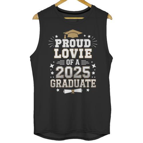 Proud Lovie Of A Class Of 2025 Graduate Senior Graduation Unisex Tank Top - Best Gift Smart
