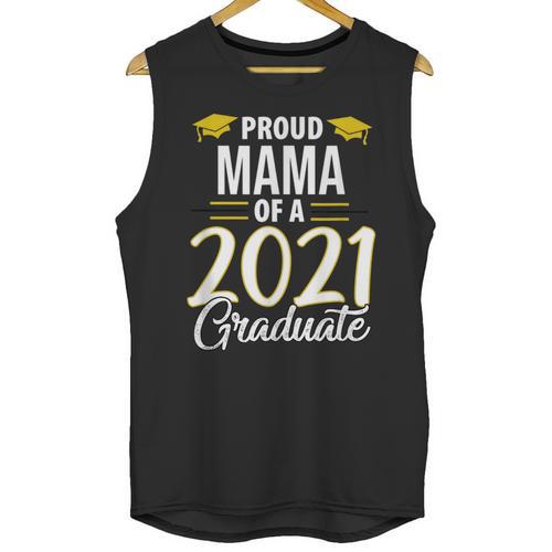 Proud Mama Of A 2021 Graduate Graduation Clothes MBA PhD Unisex Tank Top - Best Gift Smart