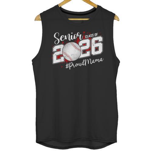 Proud Mama Of A 2026 Senior Baseball Graduation Mom Unisex Tank Top - Best Gift Smart