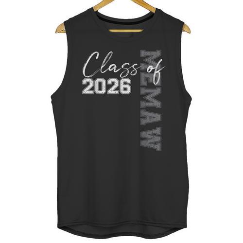 Proud Memaw Of A Class Of 2026 Graduate Senior 26 Graduation Unisex Tank Top - Best Gift Smart