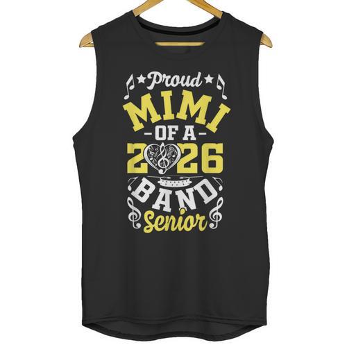 Proud Mimi Of a Band Senior 2026 Graduation Unisex Tank Top - Best Gift Smart
