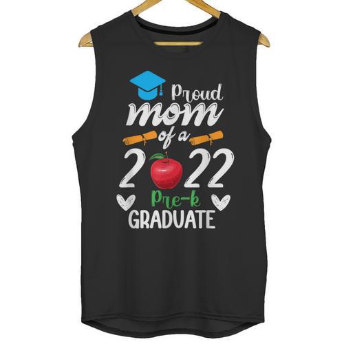 Proud Mom Of 2022 Pre K Graduate Graduation Unisex Tank Top - Best Gift Smart