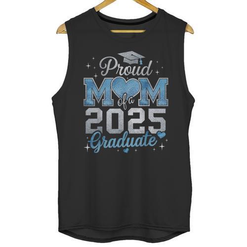 Proud Mom Of a 2025 Graduate For Class Of 2025 Graduation Unisex Tank Top - Best Gift Smart