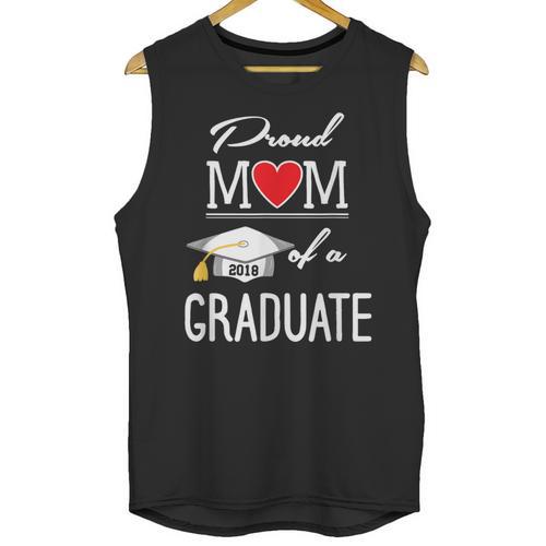 Proud Mom Of A High School Graduation Senior Mom Shirt Unisex Tank Top - Best Gift Smart