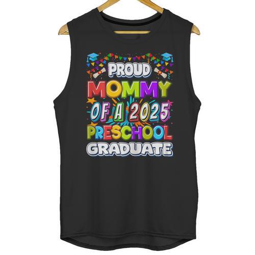 Proud MOMMY Of a 2025 Preschool Graduate Graduation Unisex Tank Top - Best Gift Smart