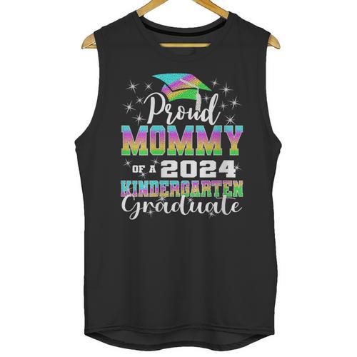 Proud Mommy Of Kindergarten Graduate 2024 Graduation Mommy Unisex Tank Top - Best Gift Smart