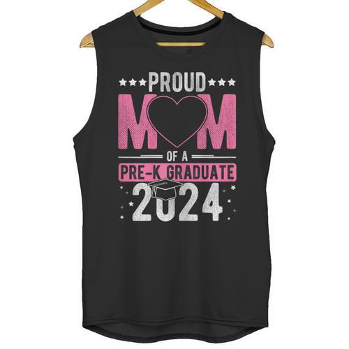 PROUD MUM OF A Pre-K GRAD 2024 Pre-K Graduation 2024 Mom Unisex Tank Top - Best Gift Smart