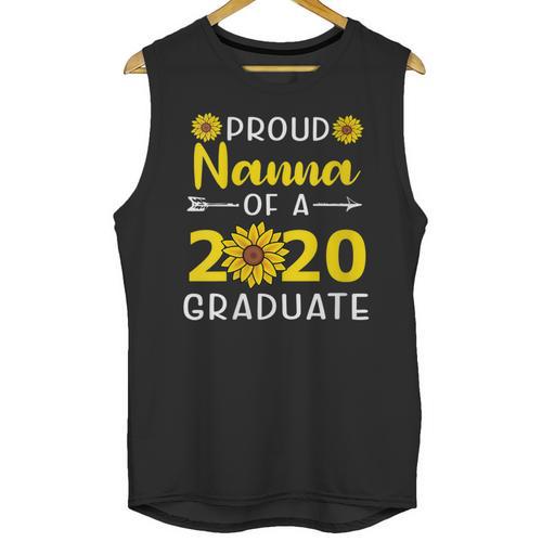 Proud Nanna Of 2020 Graduate Class Of 2020 Graduation Unisex Tank Top - Best Gift Smart