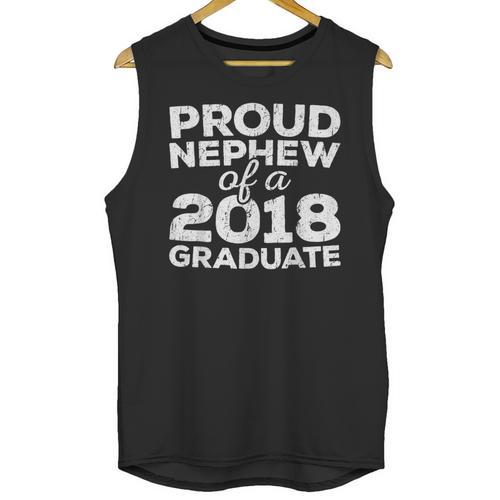 Proud Nephew Of A 2018 Graduate Class Graduation Unisex Tank Top - Best Gift Smart