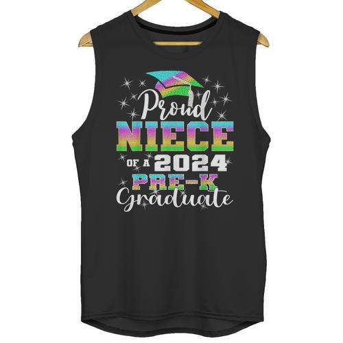 Proud Niece Of PreK School Graduate 2024 Graduation Niece Unisex Tank Top - Best Gift Smart
