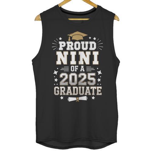 Proud Nini Of A Class Of 2025 Graduate Senior Graduation Unisex Tank Top - Best Gift Smart