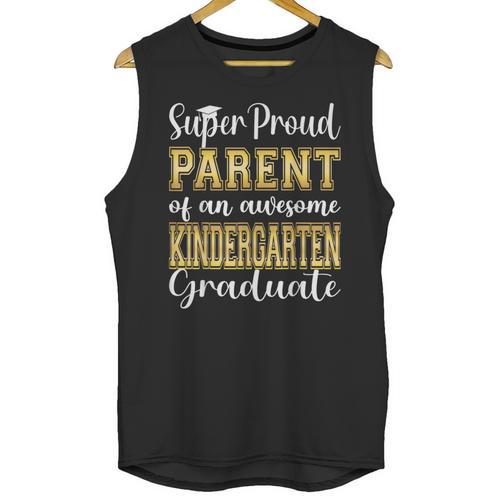 Proud Parent Of Kindergarten Graduate 2024 Graduation Parent Unisex Tank Top - Best Gift Smart