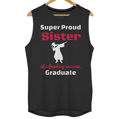 Proud Sister Of 2018 Graduate Dabbing Graduation Unisex Tank Top - Best Gift Smart