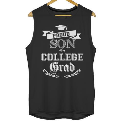 Proud Son Of a College Grad 2019 Family Graduation Shirt Unisex Tank Top - Best Gift Smart