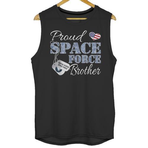 Proud Space Force Brother Space Force Graduation Tee Unisex Tank Top - Best Gift Smart