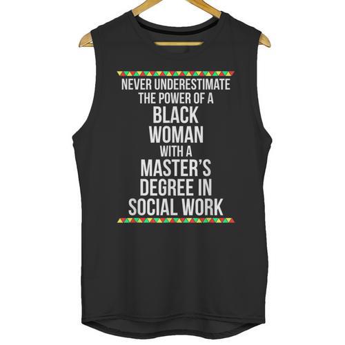 Queen MSW Social Work Masters Graduation Unisex Tank Top - Best Gift Smart