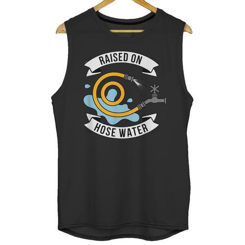 Raised On Hose Water Nostalgia Saying Unisex Tank Top - Figerry