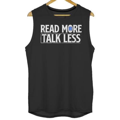 Read More Talk Less Introvert Unisex Tank Top - Raresse