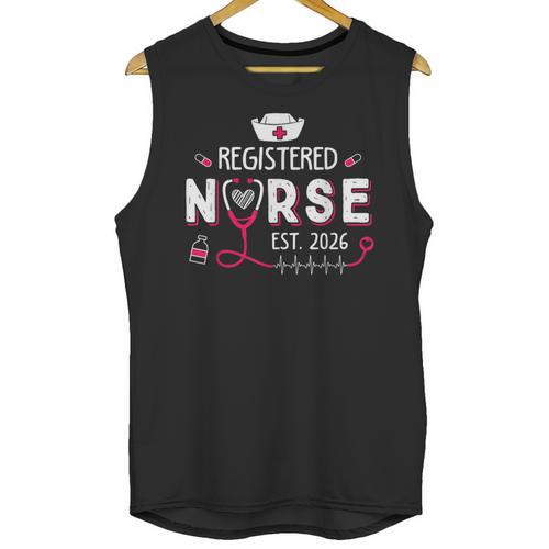 Registered Nurse Est 2026 Nursing Student RN Graduation Unisex Tank Top - Best Gift Smart
