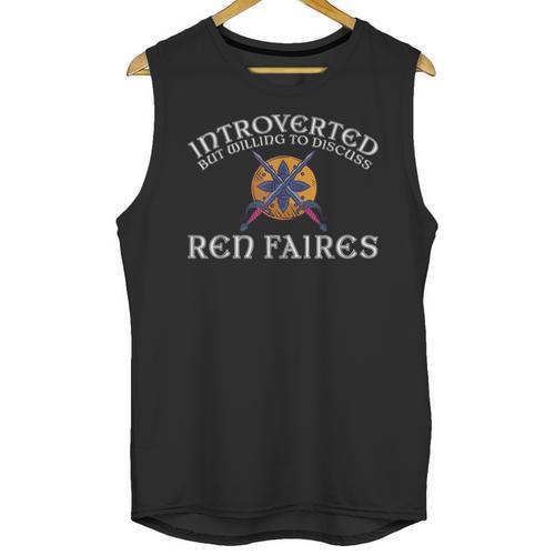 Renaissance Festival Introvert Medieval Ren Faire Unisex Tank Top - Raresse