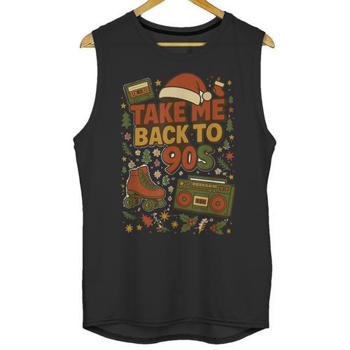 Retro 90s 80s Baby Christmas Holiday Nostalgia Unisex Tank Top - Figerry