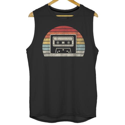Retro Cassette Tape 80s 90s Nostalgia Unisex Tank Top - Figerry