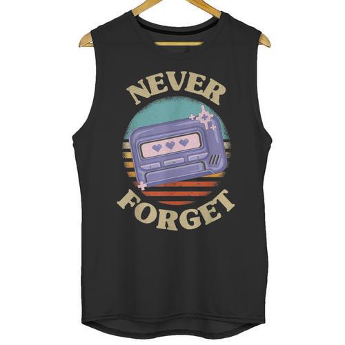 Retro Pager Never Forget Nostalgia Vintage Unisex Tank Top - Figerry