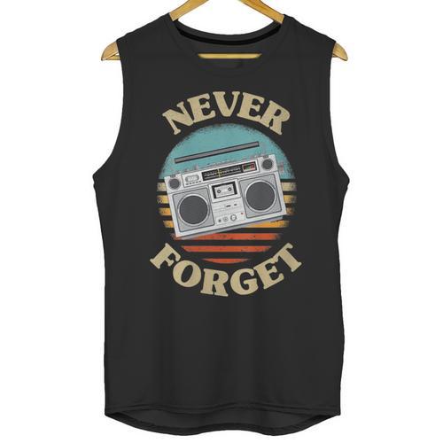 Retro Radio Never Forget Nostalgia Vintage Unisex Tank Top - Figerry